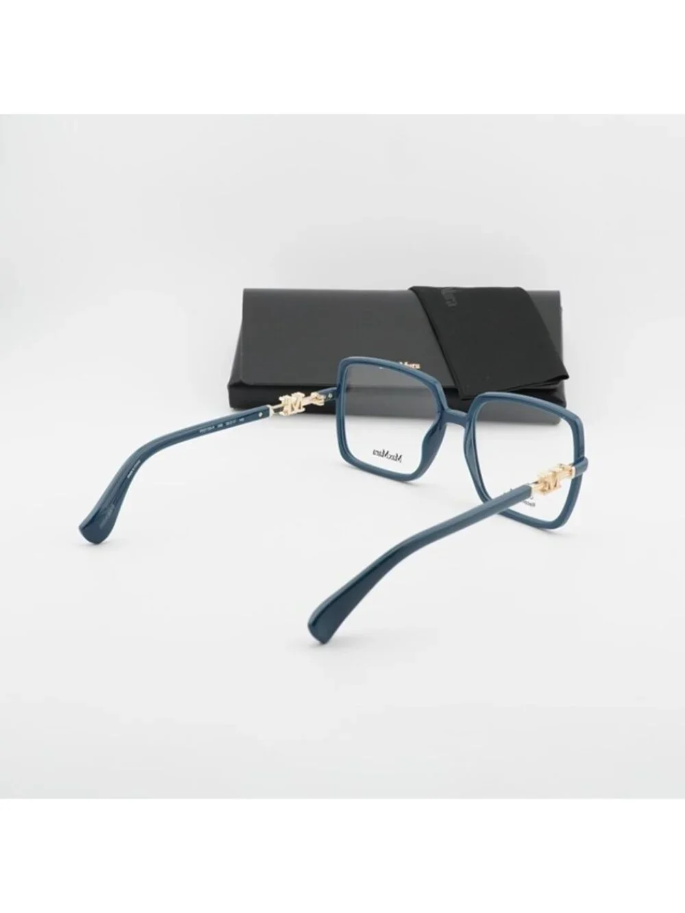 Max Mara MM5108-H 089 Eyeglasses Turquoise 55mm Square Frame